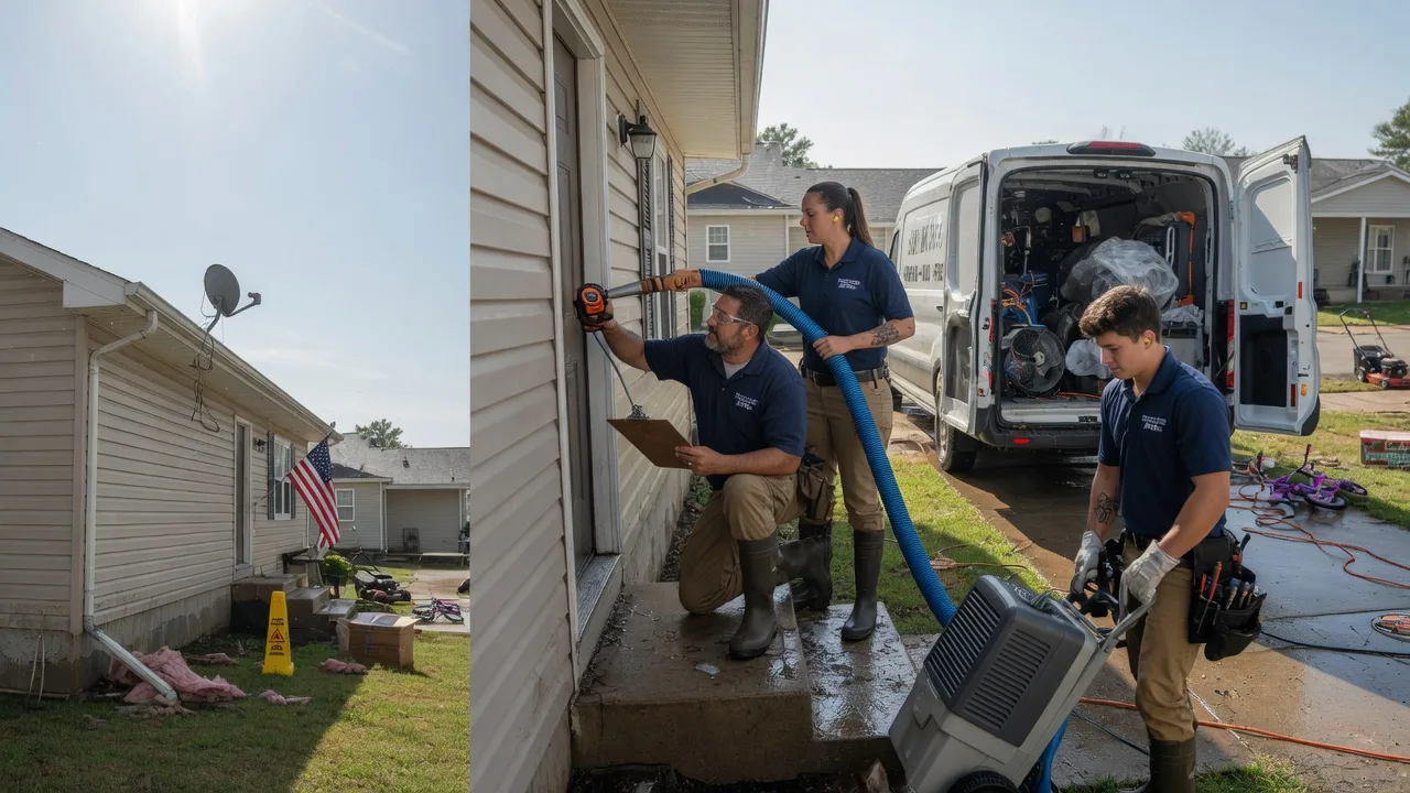 Ceiling Water Damage Restoration in Cortland, OH near me